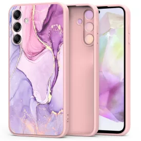   Samsung Galaxy S25 FE Tok - Tech-Protect Icon - Pink Márvány