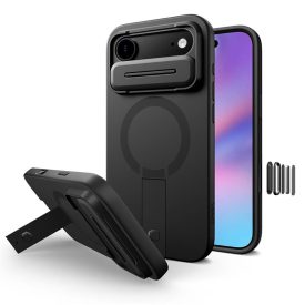 iPhone 17 Air Tok - Tech-Protect Kevlar Aura MagSafe - Fekete   iPhone 17 Air Tok - Tech-Protect Kevlar Aura MagSafe - Fekete