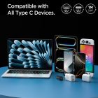 Spigen EB6010AC USB-A - USB-C Kábel - 1m 60W - Fehér