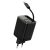 Dudao A67EU GaN Hálózati Töltő 67W - C + A + Beépített USB-C Kábel - Fekete