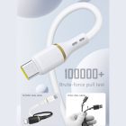 Dudao L25C USB-C - USB-C Kábel - 1m 3A 60W - Fehér