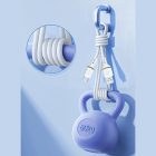 Dudao L25C USB-C - USB-C Kábel - 1m 3A 60W - Fehér