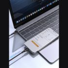 Dudao L25C USB-C - USB-C Kábel - 1m 3A 60W - Fehér
