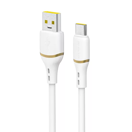 Dudao L25T USB-A - USB-C Kábel - 1m 5A - Fehér