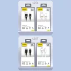 Dudao L25T USB-A - USB-C Kábel - 1m 5A - Fehér