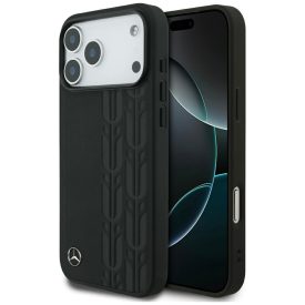 iPhone 17 Pro Max Tok - Mercedes Leather Laurel Leaves MagSafe - Fekete   iPhone 17 Pro Max Tok - Mercedes Leather Laurel Leaves MagSafe - Fekete