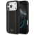 iPhone 17 Pro Tok - Mercedes Leather Star Pattern Stripes MagSafe - Fekete