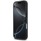 iPhone 17 Tok - Mercedes Leather Vintage Logo MagSafe - Fekete