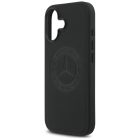 iPhone 17 Tok - Mercedes Leather Vintage Logo MagSafe - Fekete