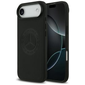 iPhone 17 Air Tok - Mercedes Leather Vintage Logo MagSafe - Fekete   iPhone 17 Air Tok - Mercedes Leather Vintage Logo MagSafe - Fekete