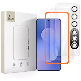   Samsung Galaxy S25 FE Kijelzővédő és Kameravédő Üvegfólia Készlet - Tech-Protect Easy Set+