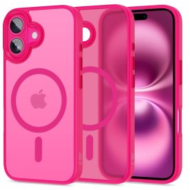 iPhone 16 Tok - Tech-Protect MagMat MagSafe - Pink iPhone 16 Tok - Tech-Protect MagMat MagSafe - Pink
