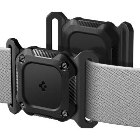 Apple AirTag 1 / 2 Tok - Spigen Tough Armor Pet Collar - Fekete   Apple AirTag 1 / 2 Tok - Spigen Tough Armor Pet Collar - Fekete