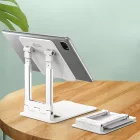Wozinsky WPT-K28 Összecsukható Asztali Telefon / Tablet Tartó - Fehér