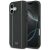 iPhone 17 Tok - Mercedes Leather Star Pattern Stripes MagSafe - Fekete
