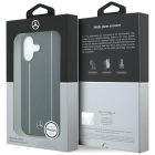 iPhone 17 Tok - Mercedes Leather Star Pattern Stripes MagSafe - Fekete