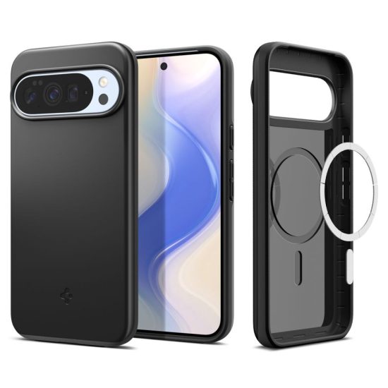 Google Pixel 10 Pro XL Tok - Spigen Thin Fit MagFit - Fekete