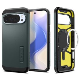   Google Pixel 10 Pro XL Tok - Spigen Tough Armor MagFit - Zöld