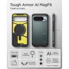 Google Pixel 10 Pro XL Tok - Spigen Tough Armor MagFit - Zöld