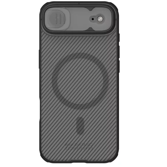 iPhone 17 Air Tok - Nillkin CamShield Pro Magnetic - Átlátszó-Fekete