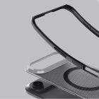 iPhone 17 Air Tok - Nillkin Super Frosted Shield Pro Magnetic - Áttetsző-Fekete