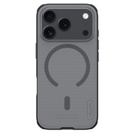   iPhone 17 Pro Tok - Nillkin Super Frosted Shield Pro Magnetic - Áttetsző-Fekete