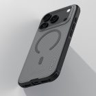 iPhone 17 Pro Tok - Nillkin Super Frosted Shield Pro Magnetic - Áttetsző-Fekete