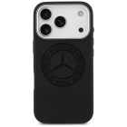 iPhone 17 Pro Tok - Mercedes Silicone Vintage Logo MagSafe - Fekete