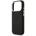 iPhone 17 Pro Tok - Mercedes Silicone Vintage Logo MagSafe - Fekete