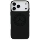 iPhone 17 Pro Max Tok - Mercedes Silicone Vintage Logo MagSafe - Fekete