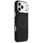 iPhone 17 Pro Max Tok - Mercedes Silicone Vintage Logo MagSafe - Fekete