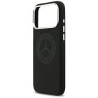 iPhone 17 Pro Max Tok - Mercedes Silicone Vintage Logo MagSafe - Fekete