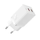 Baseus GaN5 Pro Hálózati Töltő 40W - 2xUSB-C - Fehér