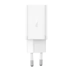 Baseus GaN5 Pro Hálózati Töltő 40W - 2xUSB-C - Fehér