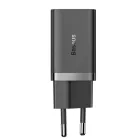 Baseus GaN5 Pro Hálózati Töltő 40W - 2xUSB-C - Fekete