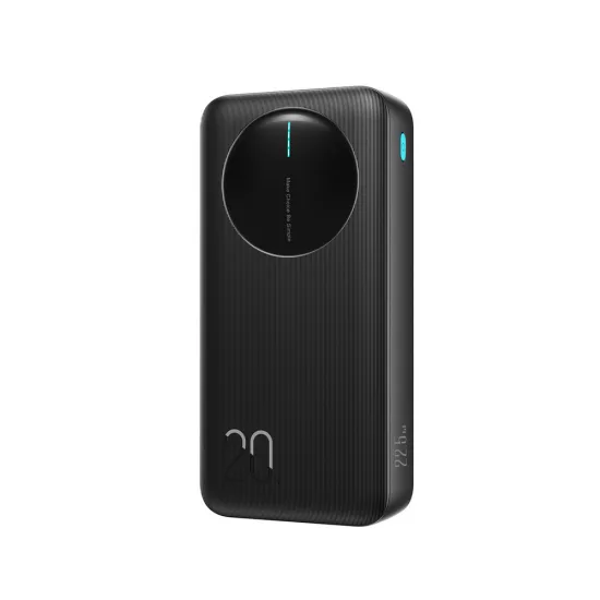Joyroom JR-PBF14 Pro Power Bank 20000mAh 22.5W + Digitális Kijelző - 2x USB-A 1x USB-C - Fekete