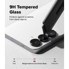 Samsung Galaxy S25 FE Lencsevédő - Ringke Camera Lens Frame Glass x 2 db - Fekete