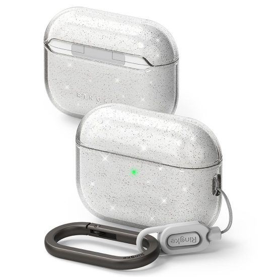 AirPods Pro 3 Tok - Ringke Air Case - Átlátszó-Csillogó