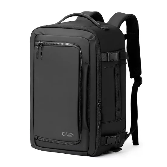 Tech-Protect Defender S50 20L Laptop Hátizsák - Ryanair / Wizzair verzió - Fekete