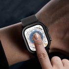 Apple Watch Ultra 1 / 2 (49mm) Kijelzővédő - Tech-Protect Glass Ring - Titán x 2 db