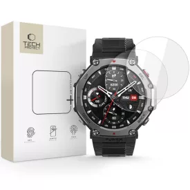   Amazfit T-Rex 3 Pro (48mm) Kijelzővédő Üvegfólia - Tech-Protect Glass Fit+ x 2 db
