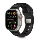 Apple Watch (44/45/46/49mm) Óraszíj - Tech-Protect IconBand Line Strap - Fekete