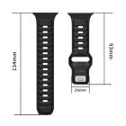 Apple Watch (44/45/46/49mm) Óraszíj - Tech-Protect IconBand Line Strap - Fekete