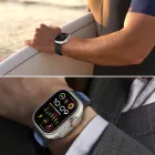 Apple Watch (44/45/46/49mm) Óraszíj - Tech-Protect IconBand Line Strap - Fekete