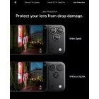 iPhone 16 Pro / Max / 17 Pro / Max Lencsevédő - Spigen Glas.tR EZ Fit Optik Pro - Ezüst x 2 db