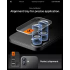 iPhone 16 / 16 Plus / 17 Lencsevédő - Spigen Glas.tR EZ Fit Optik Pro - Kék x 2 db
