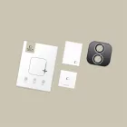 iPhone 17 Lencsevédő - Tech-Protect Camring Fit+ - Kék