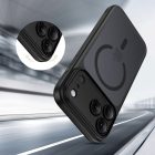 iPhone 17 Pro Tok - Tech-Protect Magpeak Magsafe CC - Áttetsző-Fekete