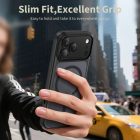 iPhone 17 Pro Max Tok - Tech-Protect Magpeak Magsafe CC - Áttetsző-Fekete