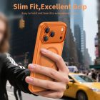 iPhone 17 Pro Max Tok - Tech-Protect Magpeak Magsafe CC - Áttetsző-Narancs